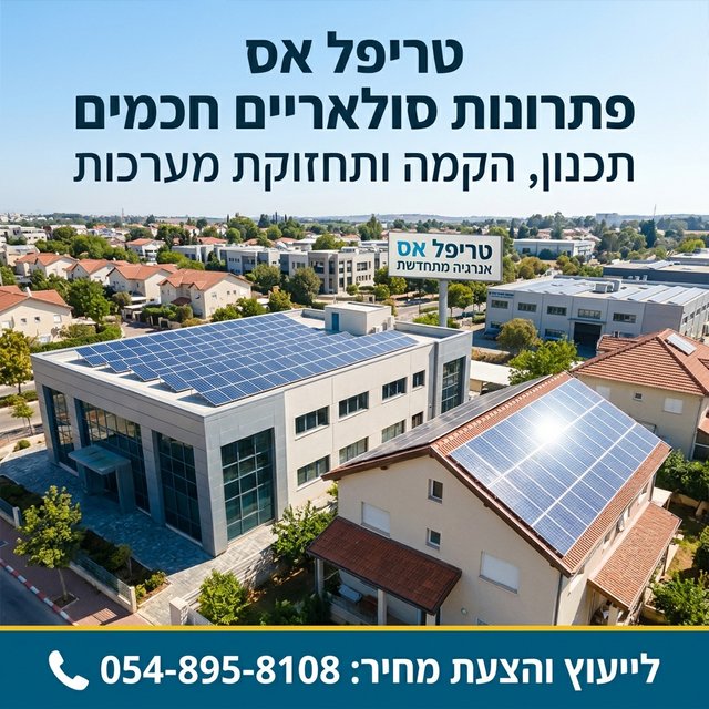 פתרונות סולאריים חכמים
